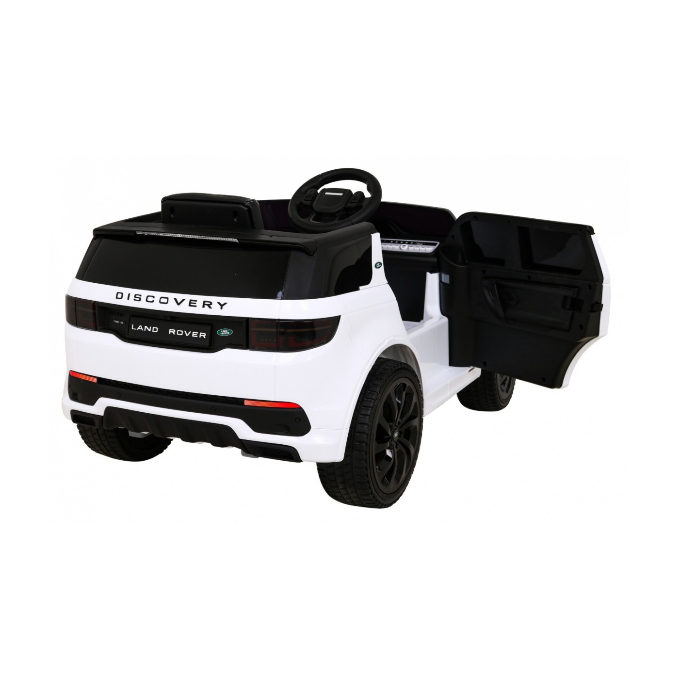 Dětské bílé dálkové ovládání Land Rover Discovery Sport Slow Start Cradle Function MP3 LED
