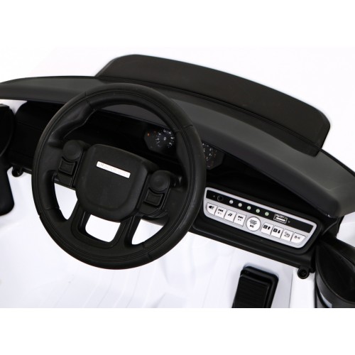 Dětské bílé dálkové ovládání Land Rover Discovery Sport Slow Start Cradle Function MP3 LED