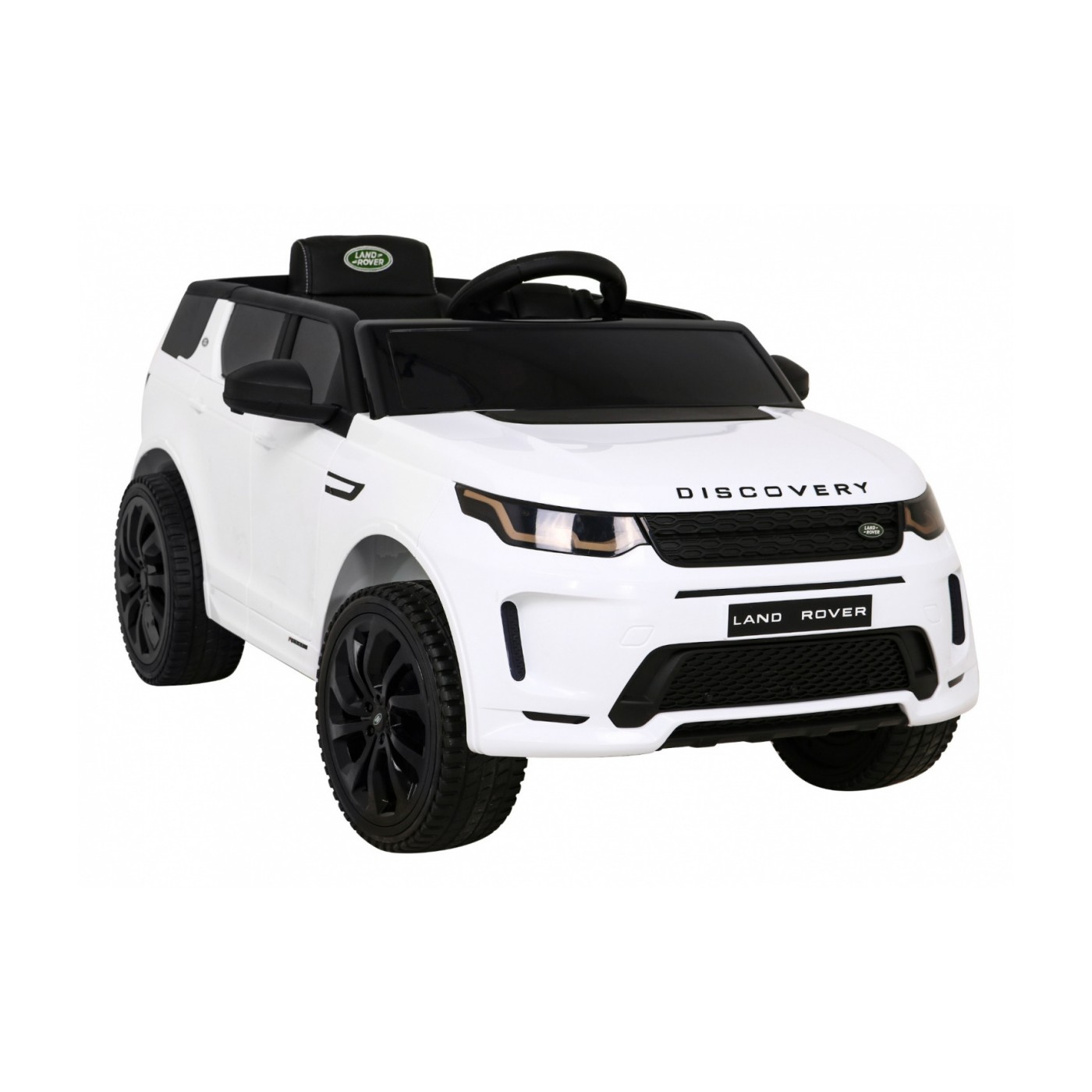 Dětské bílé dálkové ovládání Land Rover Discovery Sport Slow Start Cradle Function MP3 LED