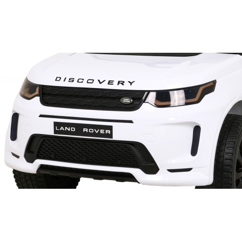 Dětské bílé dálkové ovládání Land Rover Discovery Sport Slow Start Cradle Function MP3 LED