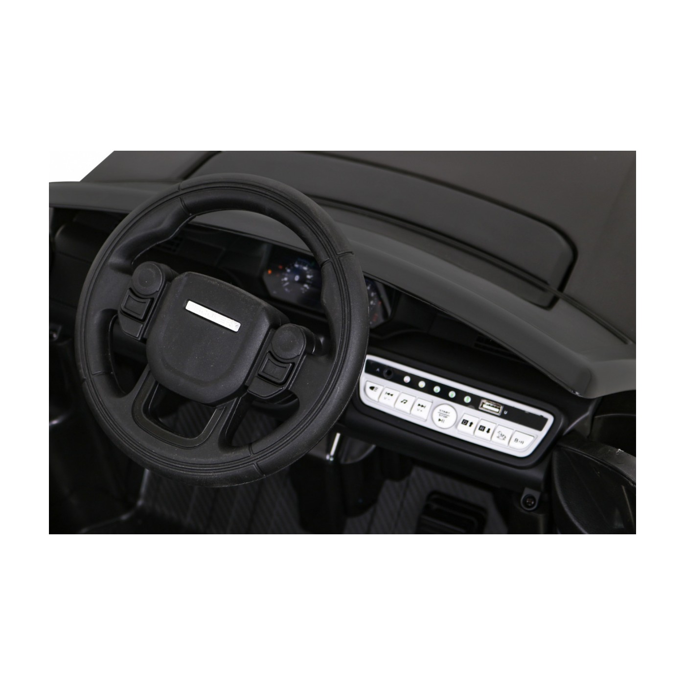 Dětské černé dálkové ovládání Land Rover Discovery Sport Slow Start Cradle Function MP3 LED