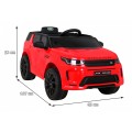 Dětské červené dálkové ovládání Land Rover Discovery Sport Slow Start Cradle Function MP3 LED