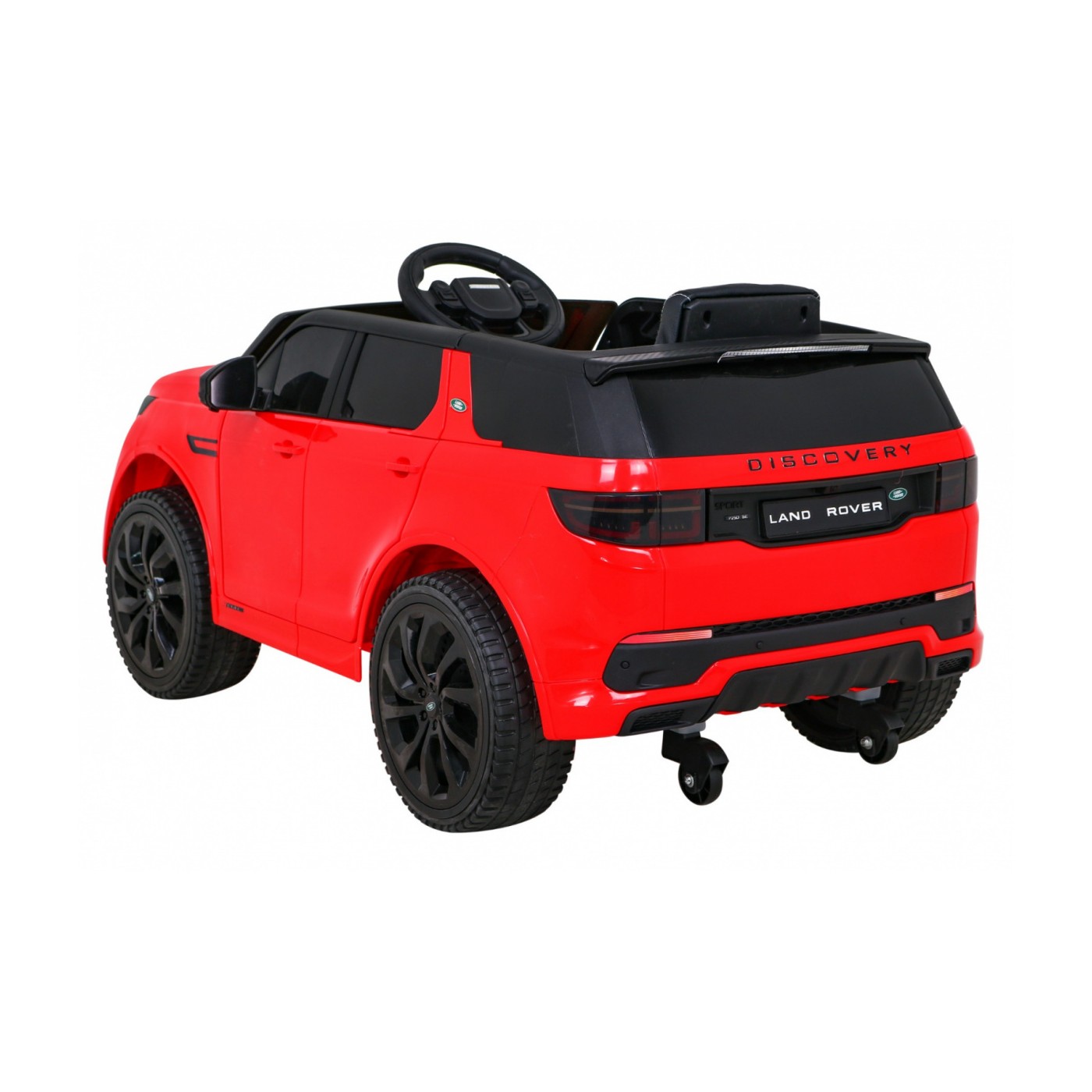 Dětské červené dálkové ovládání Land Rover Discovery Sport Slow Start Cradle Function MP3 LED