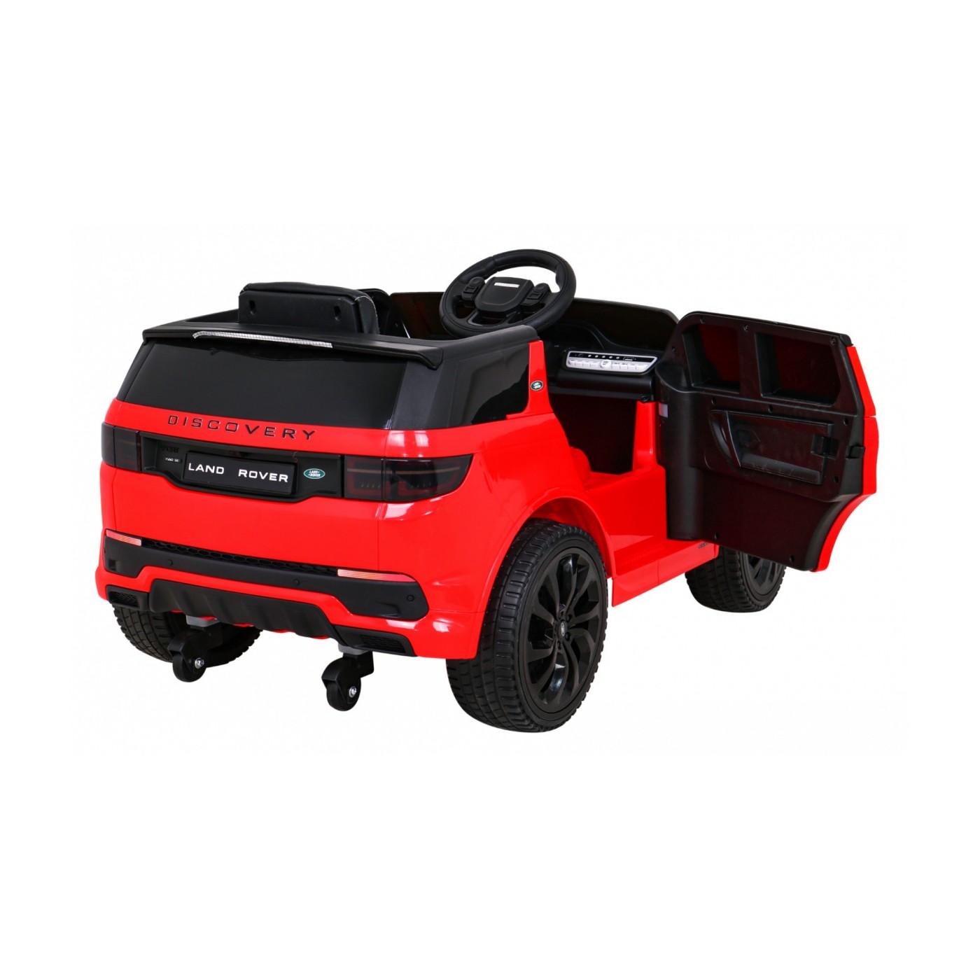 Dětské červené dálkové ovládání Land Rover Discovery Sport Slow Start Cradle Function MP3 LED