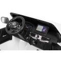 Dětské dvoumístné auto Lexus LX570 bílé + dálkové ovládání EVA kola rádio MP3 + LED