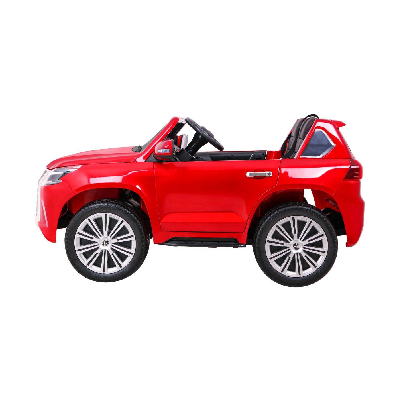 Lexus LX570 Lakované 2 Dětské Auto Červené Dálkové EVA Kola Rádio MP3 LED