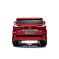 Lexus LX570 Lakované 2 Dětské Auto Červené Dálkové EVA Kola Rádio MP3 LED