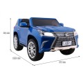 Lexus LX570 Lakované 2 Dětské Auto Modré Dálkové EVA Kola Rádio MP3 LED