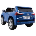 Lexus LX570 Lakované 2 Dětské Auto Modré Dálkové EVA Kola Rádio MP3 LED