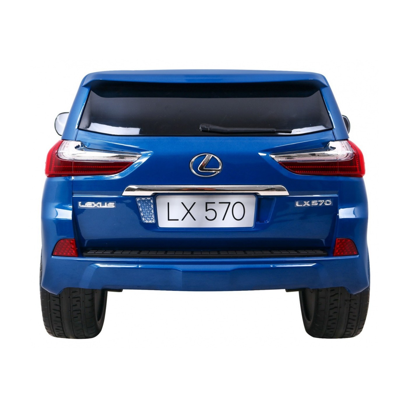 Lexus LX570 Lakované 2 Dětské Auto Modré Dálkové EVA Kola Rádio MP3 LED