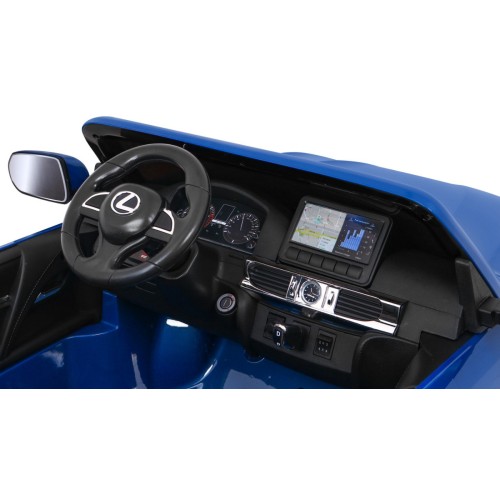 Lexus LX570 Lakované 2 Dětské Auto Modré Dálkové EVA Kola Rádio MP3 LED
