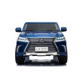 Lexus LX570 Lakované 2 Dětské Auto Modré Dálkové EVA Kola Rádio MP3 LED