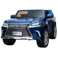 Lexus LX570 Lakované 2 Dětské Auto Modré Dálkové EVA Kola Rádio MP3 LED