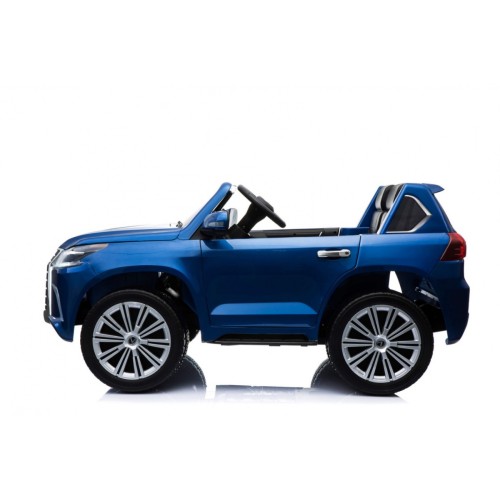 Lexus LX570 Lakované 2 Dětské Auto Modré Dálkové EVA Kola Rádio MP3 LED