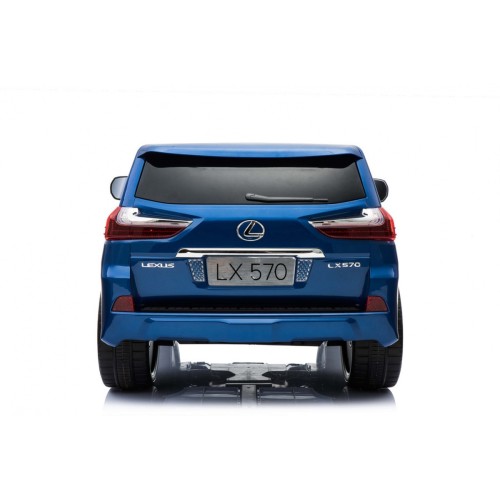 Lexus LX570 Lakované 2 Dětské Auto Modré Dálkové EVA Kola Rádio MP3 LED