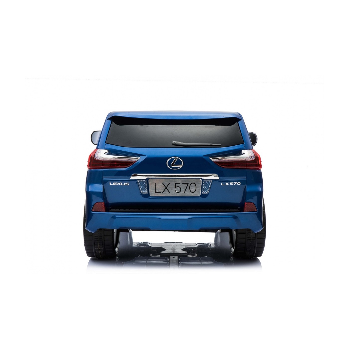 Lexus LX570 Lakované 2 Dětské Auto Modré Dálkové EVA Kola Rádio MP3 LED
