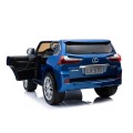 Lexus LX570 Lakované 2 Dětské Auto Modré Dálkové EVA Kola Rádio MP3 LED