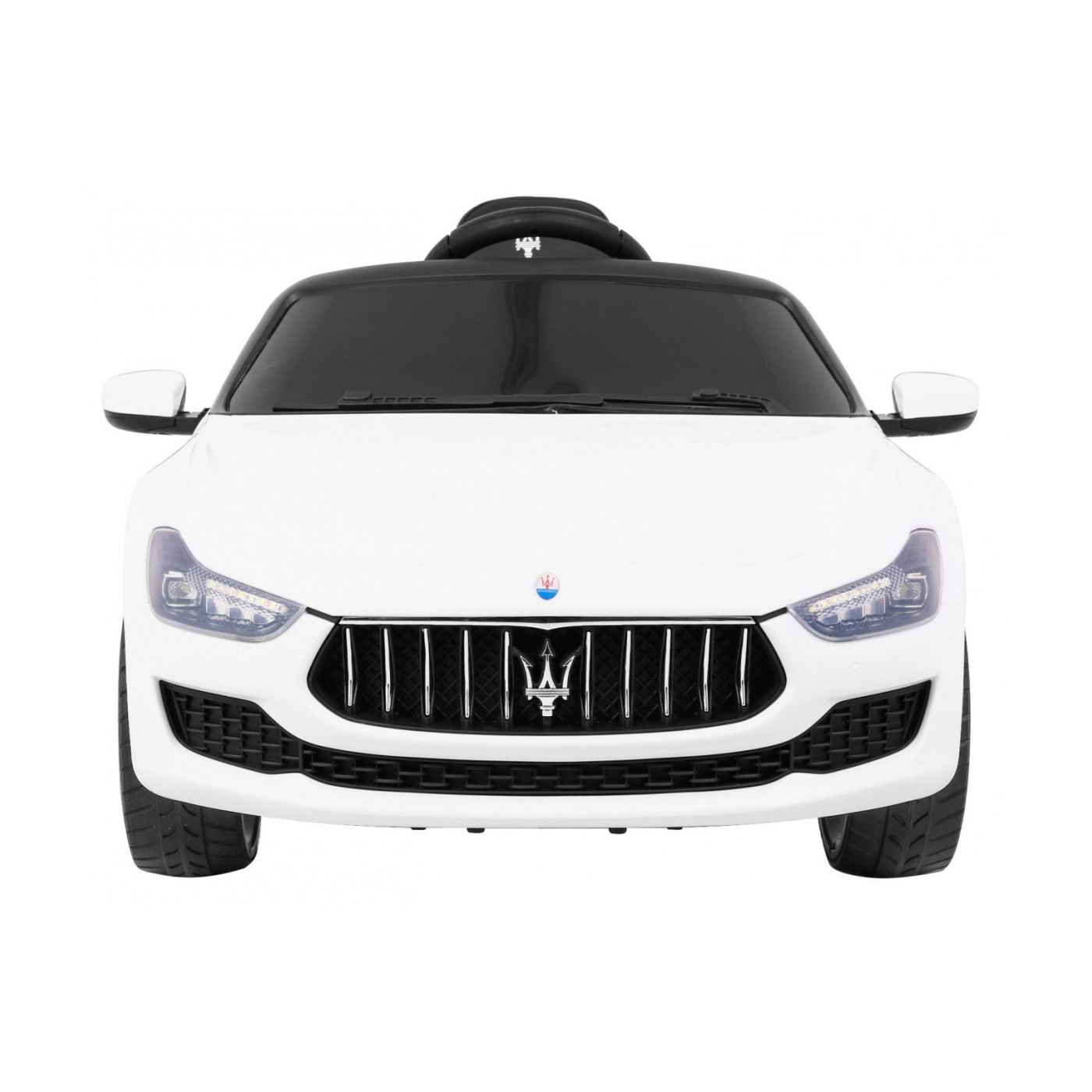 Maserati Ghibli Dětská baterie Bílá Dálkový Pomalý Start EVA MP3 USB LED