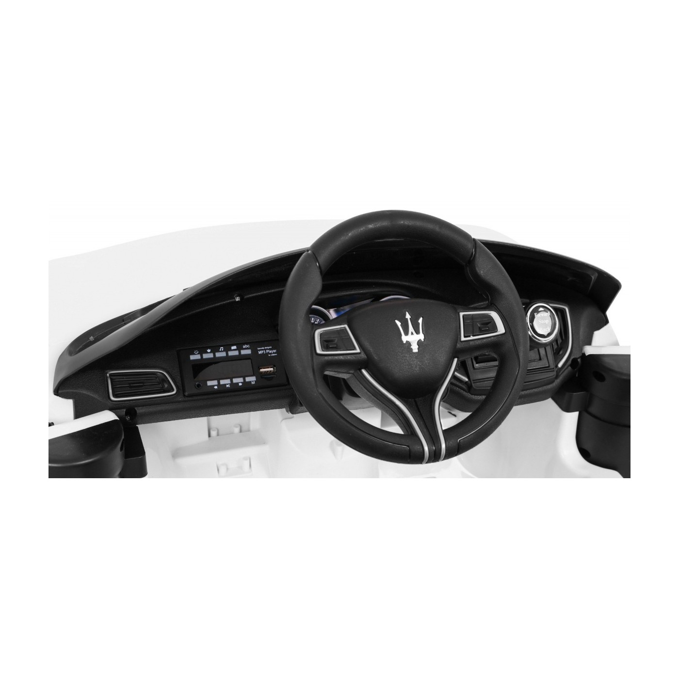 Maserati Ghibli Dětská baterie Bílá Dálkový Pomalý Start EVA MP3 USB LED