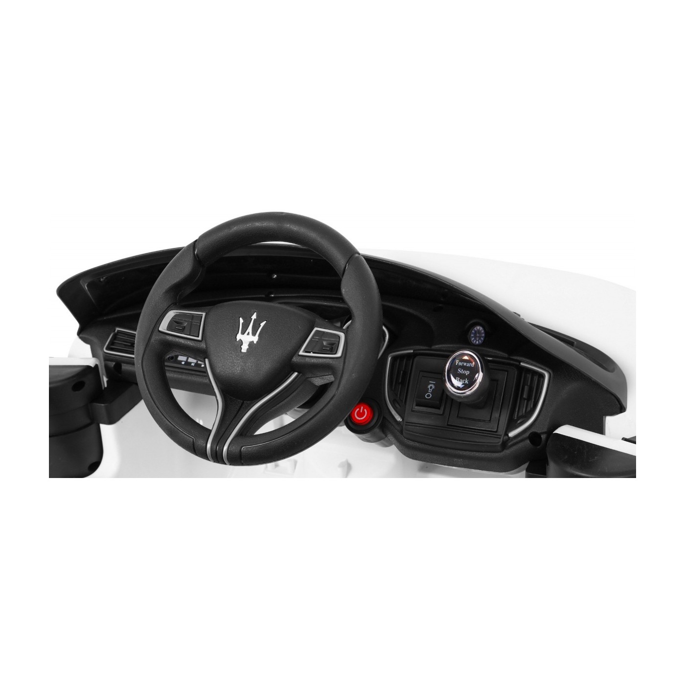 Maserati Ghibli Dětská baterie Bílá Dálkový Pomalý Start EVA MP3 USB LED