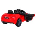 Dětská baterie Maserati Ghibli červená + dálkové ovládání + pomalý start + EVA + MP3 USB + LED