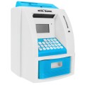 Bankomat pokladnička pro děti 3+ modré interaktivní funkce + Karta do bankomatu