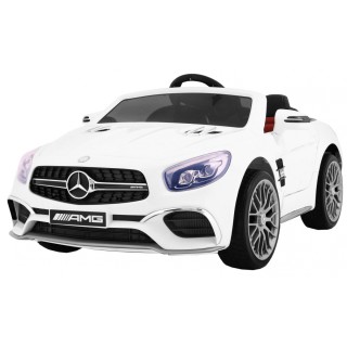 Mercedes AMG SL65 Dětské bílé dálkové nastavení sedadla v kufru MP3 LED pomalý start