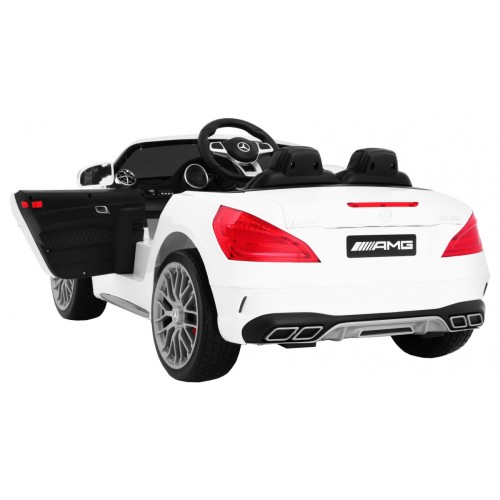 Mercedes AMG SL65 Dětské bílé dálkové nastavení sedadla v kufru MP3 LED pomalý start