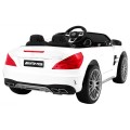 Mercedes AMG SL65 Dětské bílé dálkové nastavení sedadla v kufru MP3 LED pomalý start