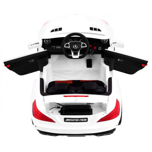 Mercedes AMG SL65 Dětské bílé dálkové nastavení sedadla v kufru MP3 LED pomalý start