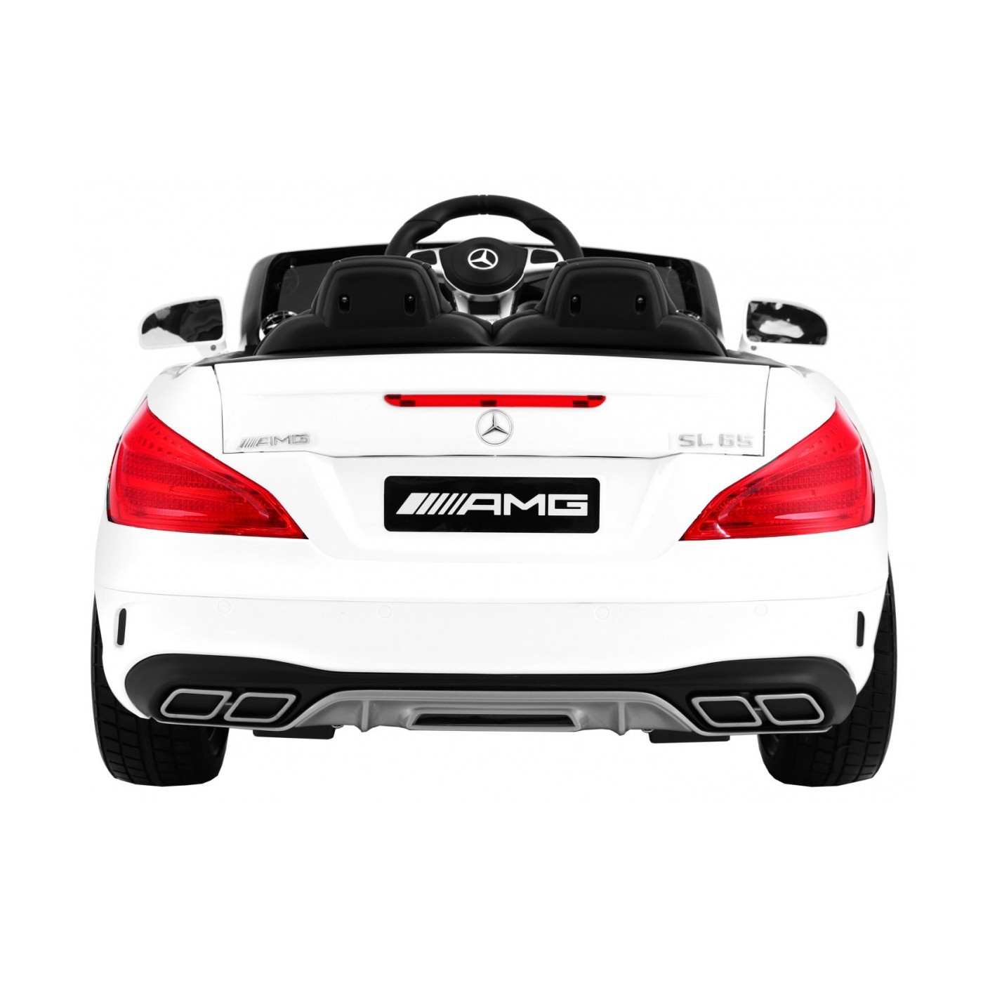 Mercedes AMG SL65 Dětské bílé dálkové nastavení sedadla v kufru MP3 LED pomalý start