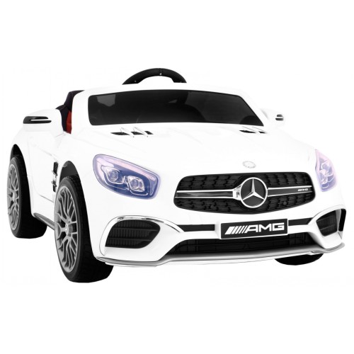 Mercedes AMG SL65 Dětské bílé dálkové nastavení sedadla v kufru MP3 LED pomalý start