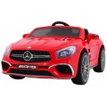Mercedes AMG SL65 Dětské červené dálkové nastavení sedadla v kufru MP3 LED pomalý start