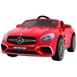 Mercedes AMG SL65 Dětské červené dálkové nastavení sedadla v kufru MP3 LED pomalý start