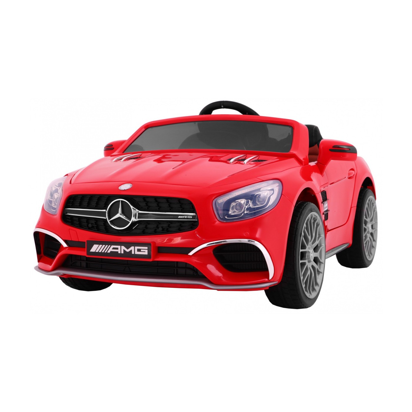 Mercedes AMG SL65 Dětské červené dálkové nastavení sedadla v kufru MP3 LED pomalý start