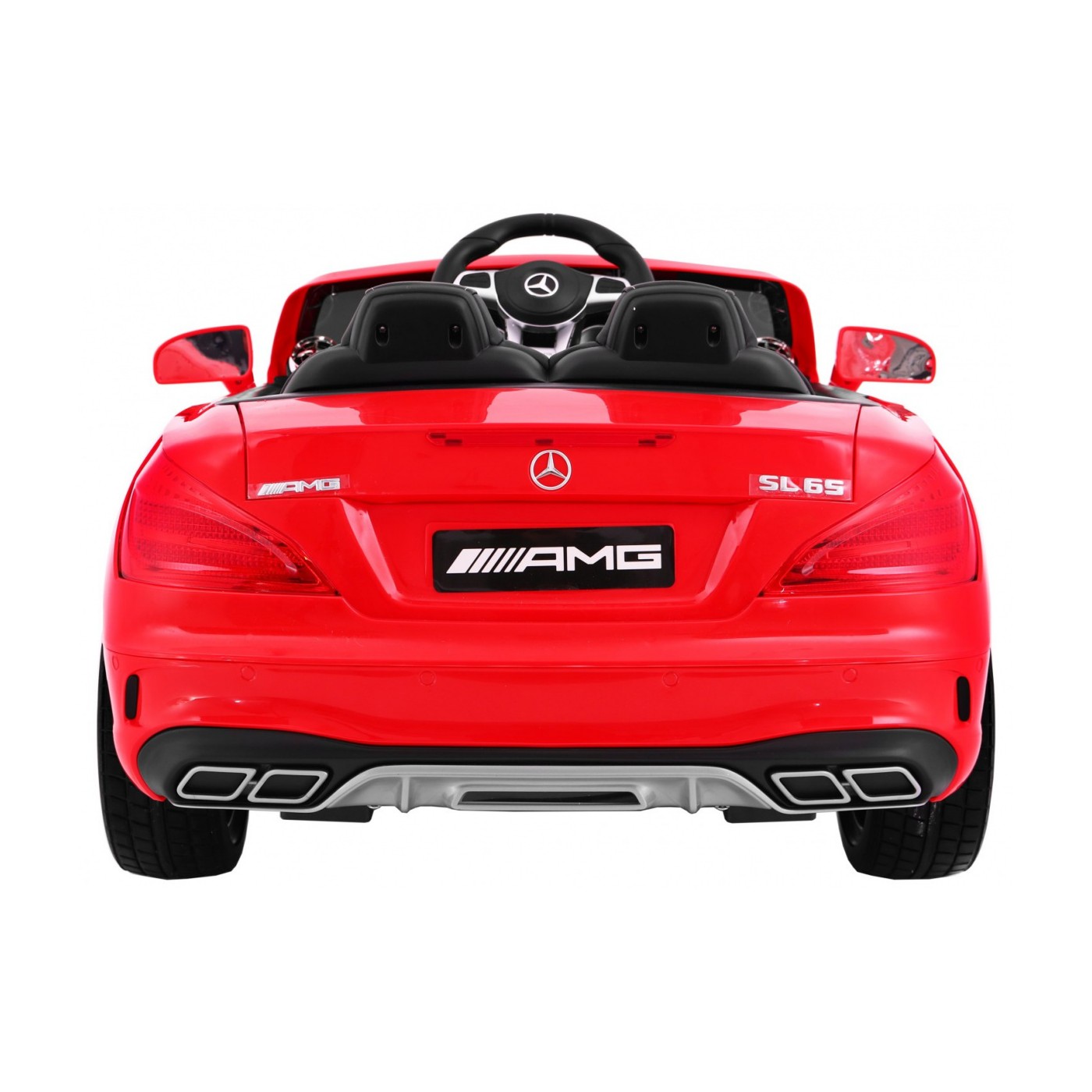 Mercedes AMG SL65 Dětské červené dálkové nastavení sedadla v kufru MP3 LED pomalý start