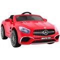 Mercedes AMG SL65 Dětské červené dálkové nastavení sedadla v kufru MP3 LED pomalý start