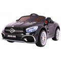Mercedes AMG SL65 dětská barva černá dálkové nastavení sedadla kufru MP3 LED pomalý start