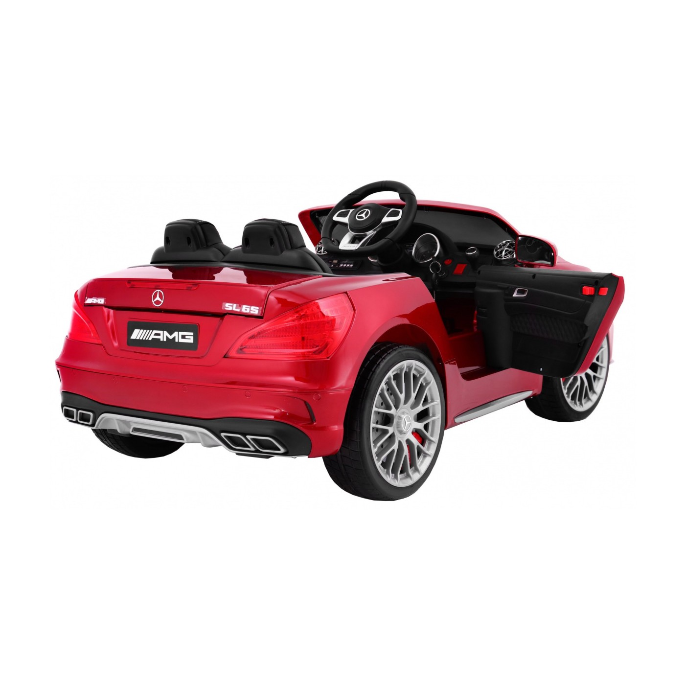 Mercedes AMG SL65 vozidlo lakované červeně