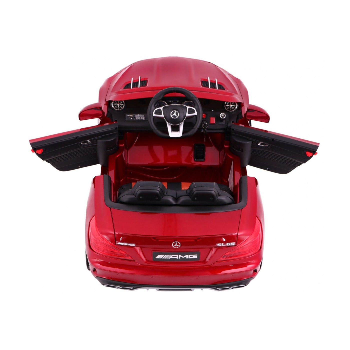Mercedes AMG SL65 vozidlo lakované červeně