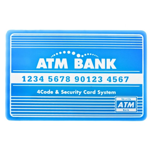 Bankomat pokladnička pro děti 3+ modré interaktivní funkce + Karta do bankomatu