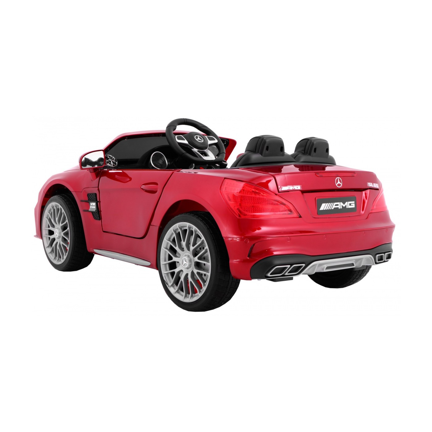 Mercedes AMG SL65 vozidlo lakované červeně