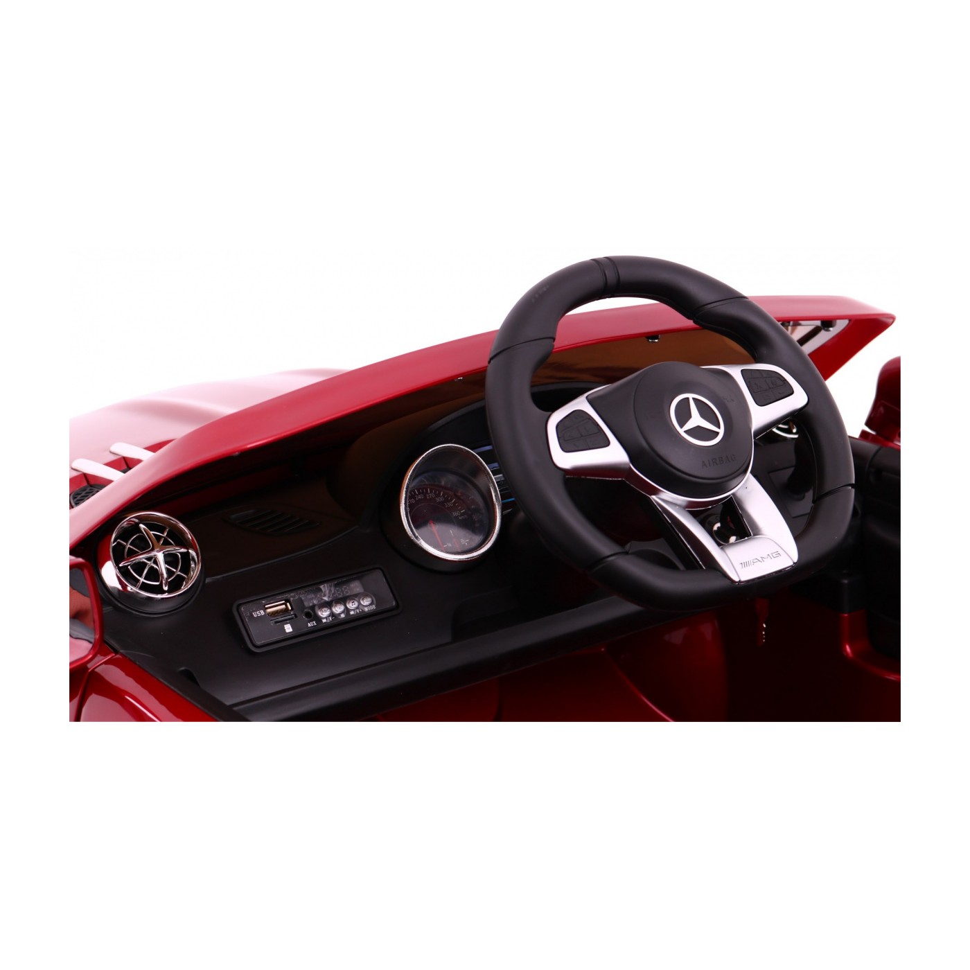 Mercedes AMG SL65 vozidlo lakované červeně
