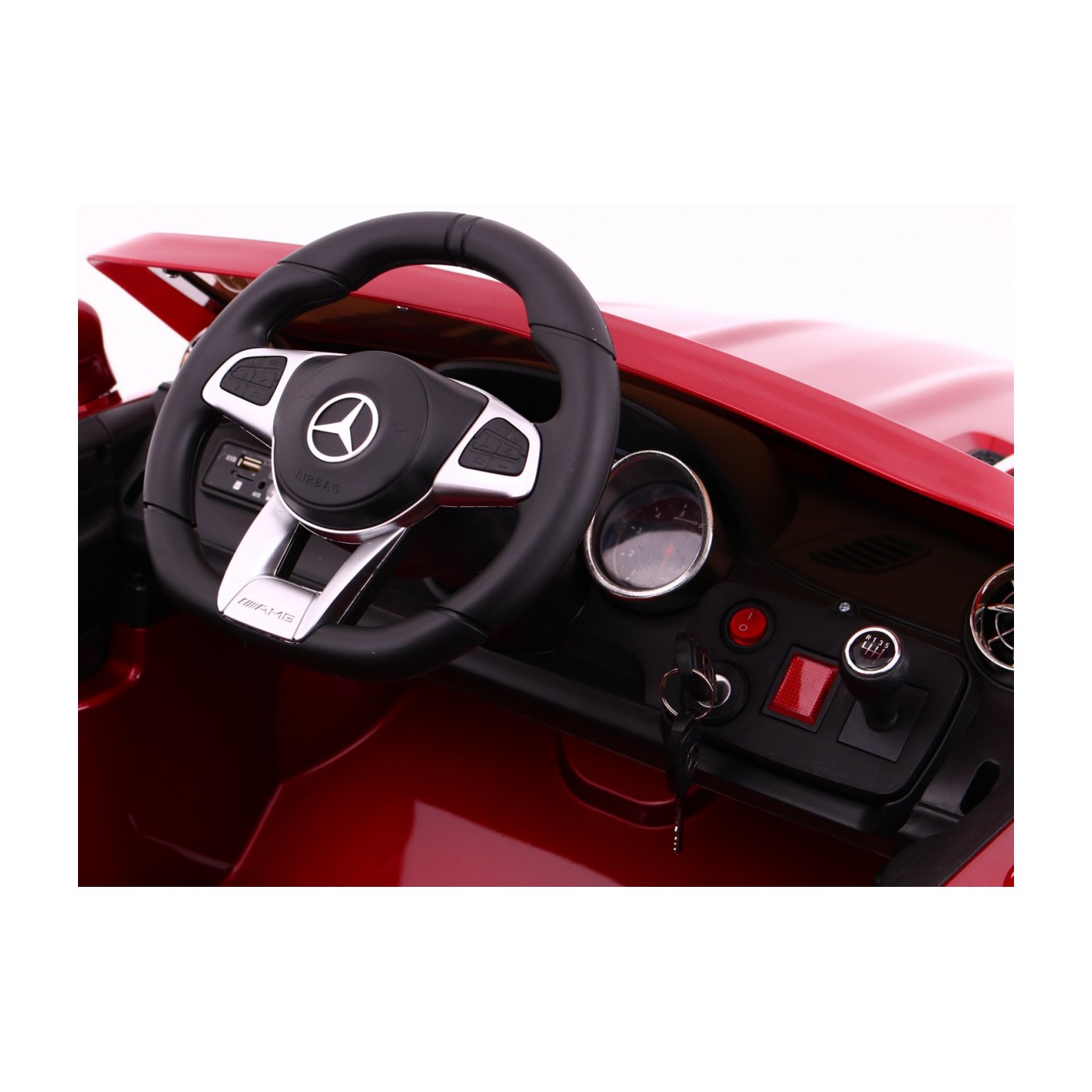 Mercedes AMG SL65 vozidlo lakované červeně