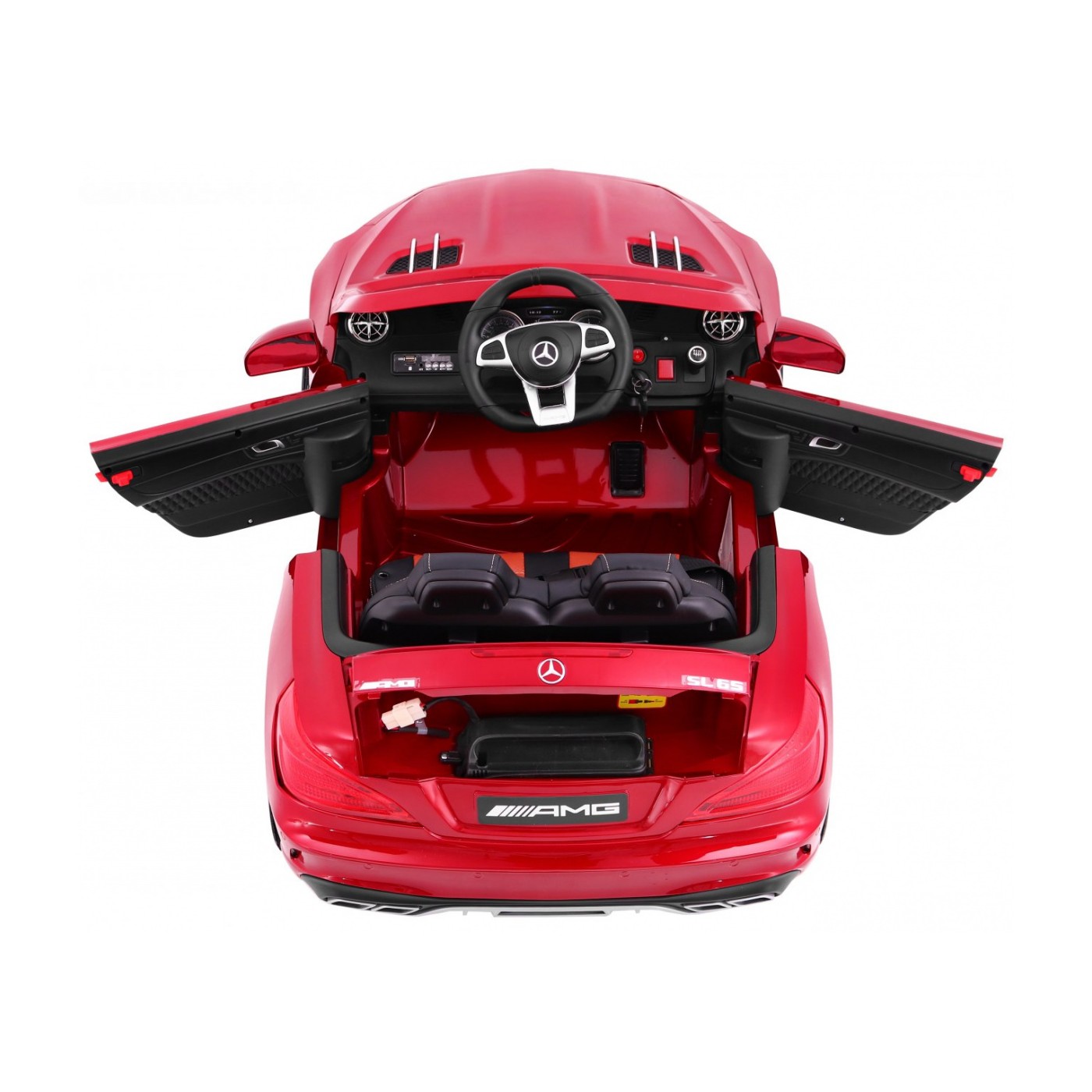 Mercedes AMG SL65 vozidlo lakované červeně