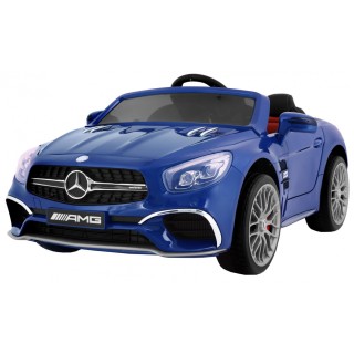 Mercedes AMG SL65 Dětská barva Modrá Dálkové nastavení sedadla v kufru MP3 LED Pomalý start