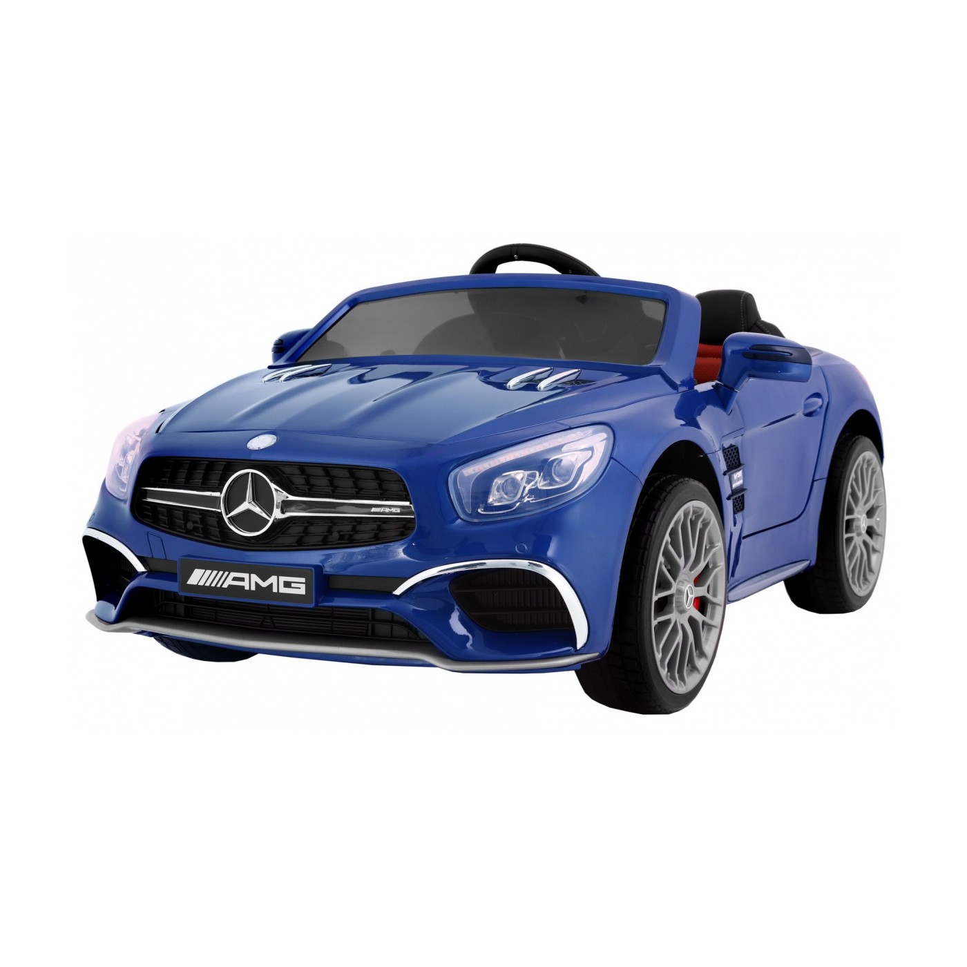 Mercedes AMG SL65 Dětská barva Modrá Dálkové nastavení sedadla v kufru MP3 LED Pomalý start