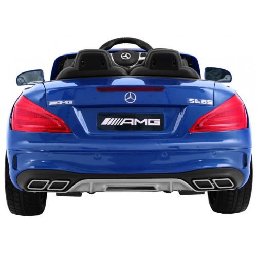 Mercedes AMG SL65 Dětská barva Modrá Dálkové nastavení sedadla v kufru MP3 LED Pomalý start