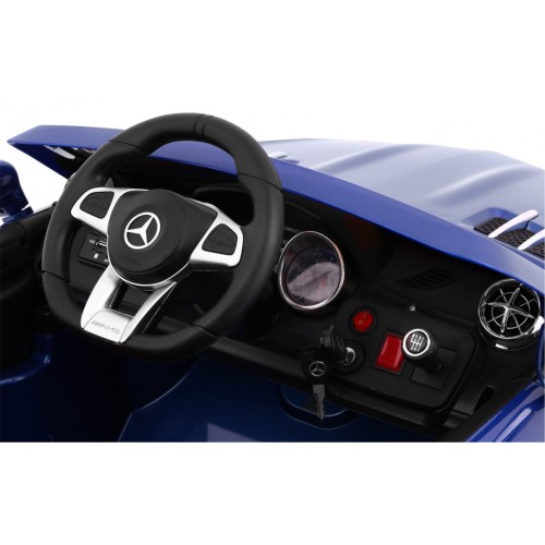 Mercedes AMG SL65 Dětská barva Modrá Dálkové nastavení sedadla v kufru MP3 LED Pomalý start