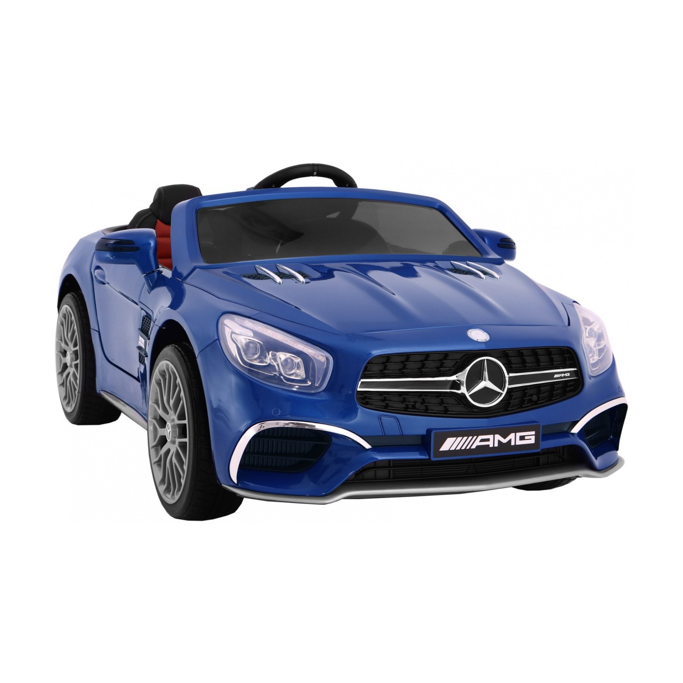Mercedes AMG SL65 Dětská barva Modrá Dálkové nastavení sedadla v kufru MP3 LED Pomalý start